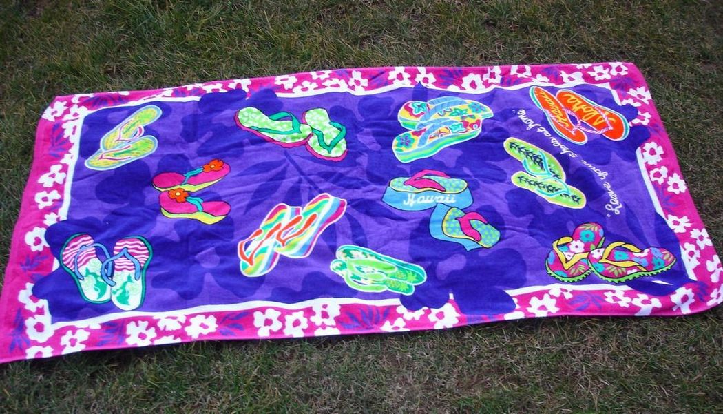 Hawaill Velour beach towel