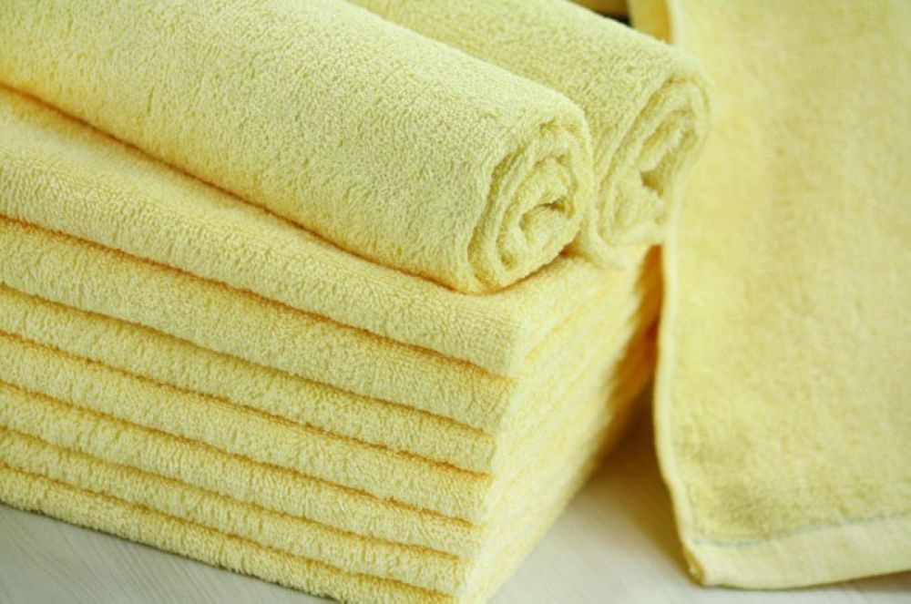 Plain colored square towel