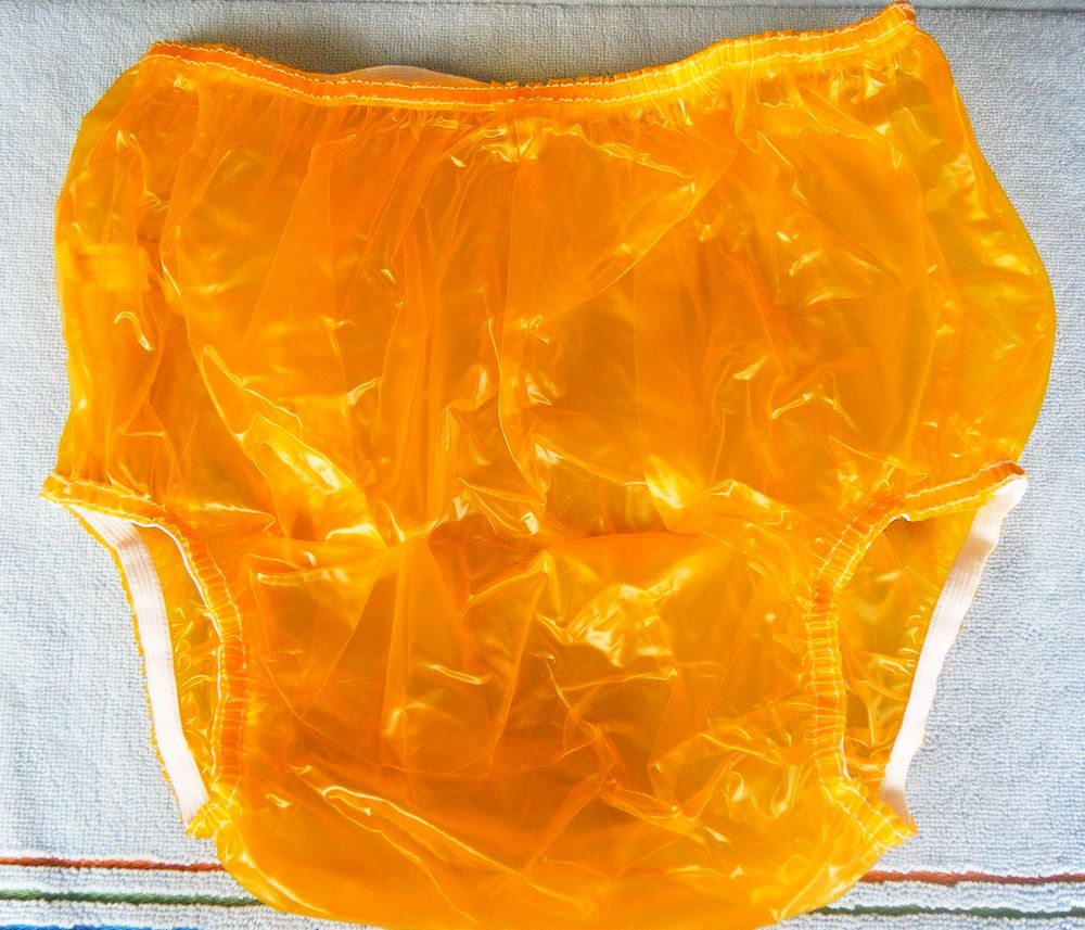 Solid color adult PVC pant