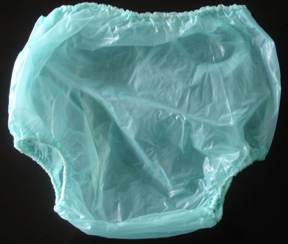 Solid color baby PVC pant